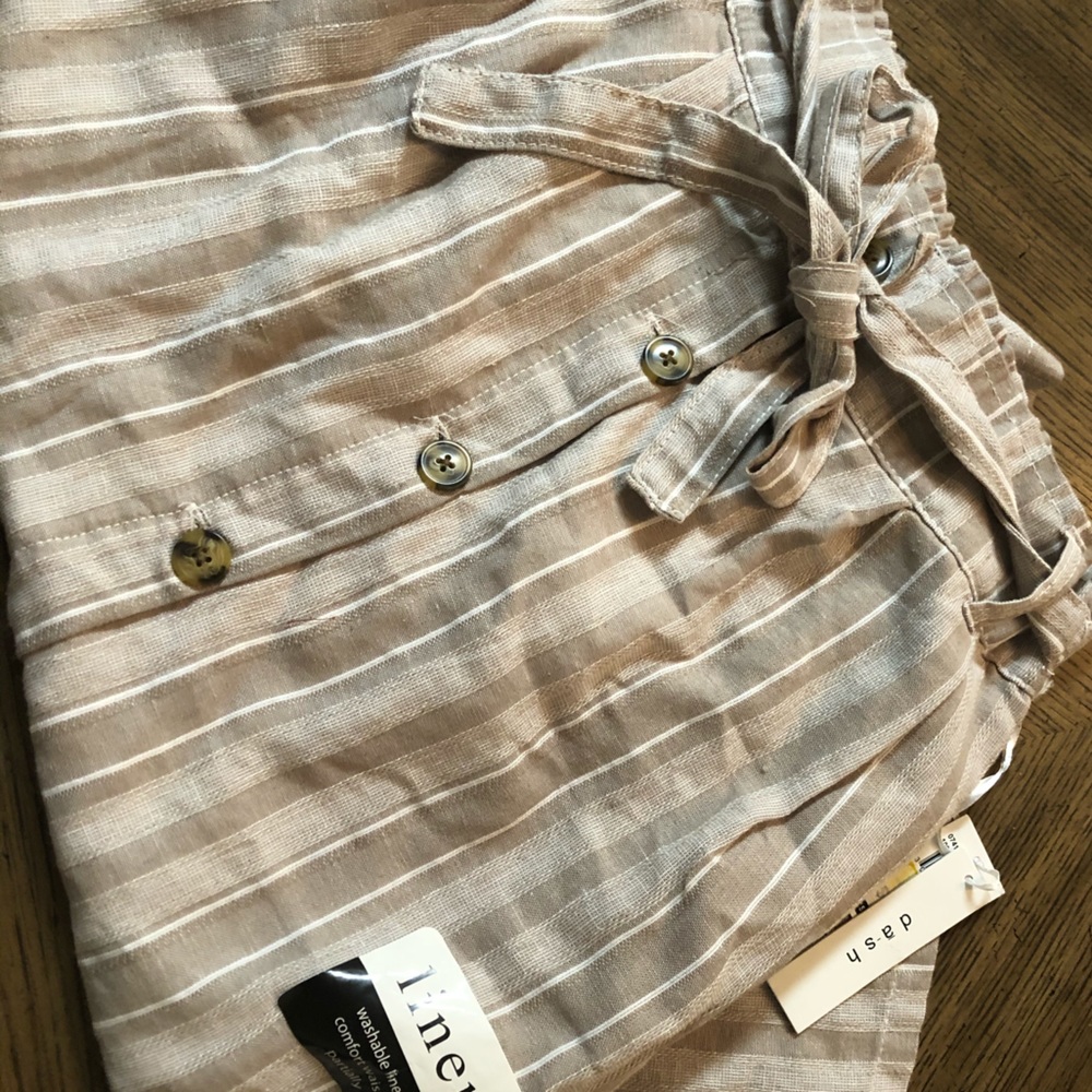 Dash Linen Skirt NWT